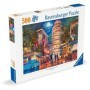 Ravensburger - Puzzle strazile din Pisa 500 piese design nou Ravensburger - 3